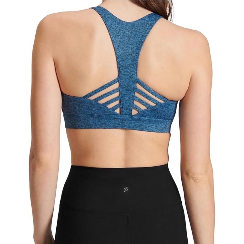 Peloton Embrace Sports Bra Heathered Teal Medium